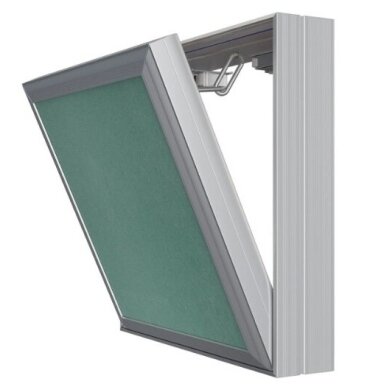 Access panel - door with push-to-open mechanism | 200x200x35mm | aluminium profile | with chain | M2020 Access panel - door with push-to-open mechanism | 200x200x35mm | aluminium profile | with chain | M2020