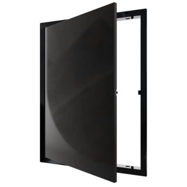 Inspection door–hatch | push-open | 427×327×24 mm | black | plastic Inspection door–hatch | push-open | 427×327×24 mm | black | plastic