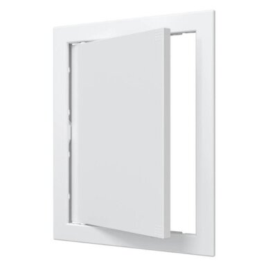 Inspection hatch door | push-to-open | with flange | 268x218x24mm | white | plastic | RDL2025A Inspection hatch door | push-to-open | with flange | 268x218x24mm | white | plastic | RDL2025A