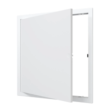 Inspection door-hatch | push-to-open | with flange | 300x300x24mm | white | plastic | RDL3030N Inspection door-hatch | push-to-open | with flange | 300x300x24mm | white | plastic | RDL3030N