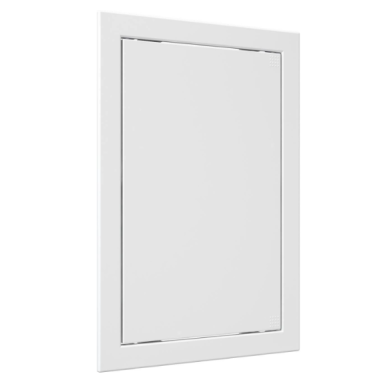 Inspection hatch door | push-to-open | with flange | 318x218x24mm | white | plastic | RDL2030A Inspection hatch door | push-to-open | with flange | 318x218x24mm | white | plastic | RDL2030A