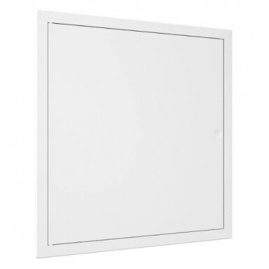 Inspection door-hatch | push-to-open | with flange | 300x300x24mm | white | plastic | RDL3030N Inspection door-hatch | push-to-open | with flange | 300x300x24mm | white | plastic | RDL3030N