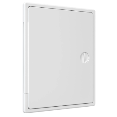 Inspection hatch door | 200x250x10mm | with handle | white | plastic | RDL2025P