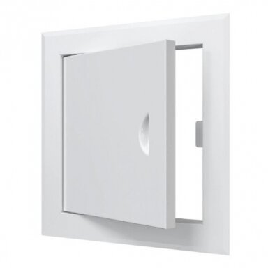 Inspection hatch with handle | 260x260x30mm | white | steel | RDL2020M