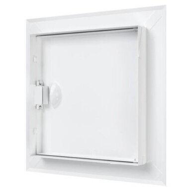 Inspection hatch with handle | 260x260x30mm | white | steel | RDL2020M