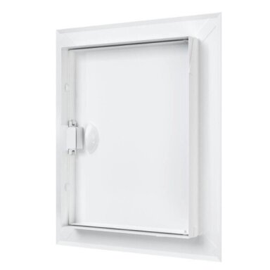 Inspection hatch with handle | 260x310x30mm | white | steel | RDL2025M