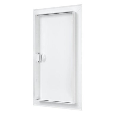 Inspection hatch with handle | 460x260x30mm | white | steel | RDL2040M Inspection hatch with handle | 460x260x30mm | white | steel | RDL2040M