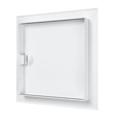 Inspection hatch with handle | 310x310x30mm | white | steel | RDL2525M Inspection hatch with handle | 310x310x30mm | white | steel | RDL2525M