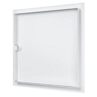 Inspection hatch with handle | 509x510x30mm | white | steel | RDL4545M Inspection hatch with handle | 509x510x30mm | white | steel | RDL4545M