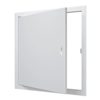 Inspection hatch with handle | 559x560x30mm | white | steel | RDL5050M Inspection hatch with handle | 559x560x30mm | white | steel | RDL5050M