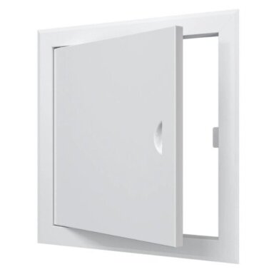 Inspection hatch with handle | 360x360x30mm | white | steel | RDL3030M Inspection hatch with handle | 360x360x30mm | white | steel | RDL3030M