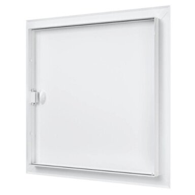 Inspection hatch with handle | 460x460x30mm | white | steel | RDL4040M Inspection hatch with handle | 460x460x30mm | white | steel | RDL4040M