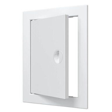 Inspection hatch door | 218x168x24mm | with handle and flange | white | plastic | RDL1520R