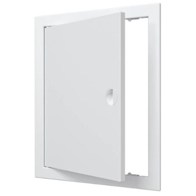 Inspection hatch door | 318x268x24mm | with handle and flange | white | plastic | RDL2530R