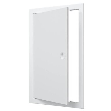 Inspection hatch door | 418x268x24mm | with handle and flange | white | plastic | RDL2540R