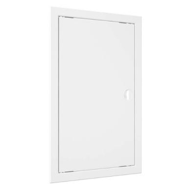 Inspection hatch door | 418x268x24mm | with handle and flange | white | plastic | RDL2540R