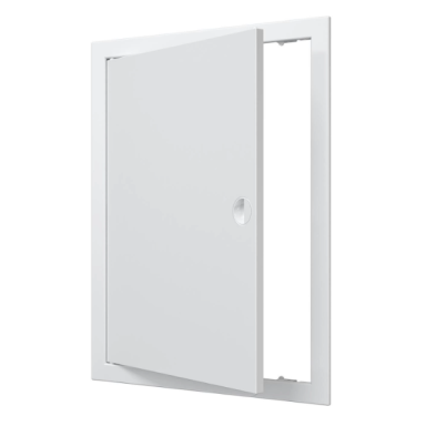 Inspection hatch door | 418x318x24mm | with handle and flange | white | plastic | RDL3040R