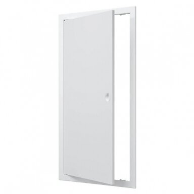 Inspection hatch door | 618x318x24mm | with handle and flange | white | plastic | RDL3060R