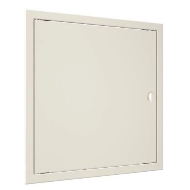 Inspection hatch door | 418x418x24mm | with handle and flange | ivory | plastic | RDL4040S Inspection hatch door | 418x418x24mm | with handle and flange | ivory | plastic | RDL4040S