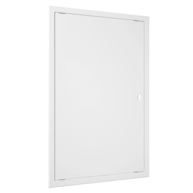 Inspection hatch door | 618x418x24mm | with handle and flange | white | plastic | RDL4060R