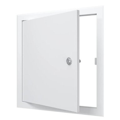 Inspection door-hatch with lock | 460x460x30mm | white | steel | RDL4040SU Inspection door-hatch with lock | 460x460x30mm | white | steel | RDL4040SU