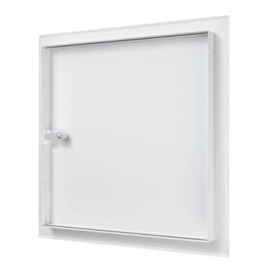 Inspection door-hatch with lock | 460x460x30mm | white | steel | RDL4040SU Inspection door-hatch with lock | 460x460x30mm | white | steel | RDL4040SU