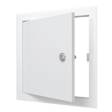 Inspection door-hatch with lock | 360x360x30mm | white | steel | RDL3030SU Inspection door-hatch with lock | 360x360x30mm | white | steel | RDL3030SU