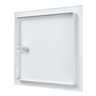 Inspection door-hatch with lock | 360x360x30mm | white | steel | RDL3030SU Inspection door-hatch with lock | 360x360x30mm | white | steel | RDL3030SU