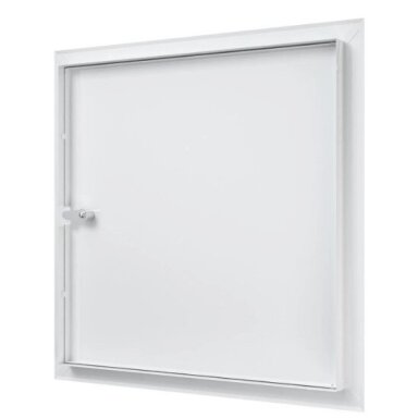 Inspection door-hatch with lock | 560x560x30mm | white | steel | RDL5050SU Inspection door-hatch with lock | 560x560x30mm | white | steel | RDL5050SU