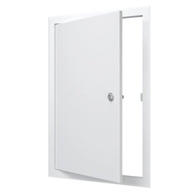 Inspection door-hatch with lock | 660x460x30mm | white | steel | RDL4060SU Inspection door-hatch with lock | 660x460x30mm | white | steel | RDL4060SU