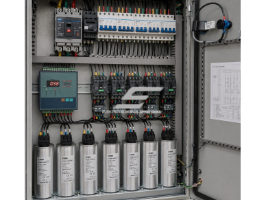 Reaktyvios galios automatinės kompensacijos valdiklis | išmanus kondensatorių baterijų valdymas | 400V | 12 pakopų | LED ekranas | cosφ kontrolė Reaktyvios galios automatinės kompensacijos valdiklis | išmanus kondensatorių baterijų valdymas | 400V | 12 pakopų | LED ekranas | cosφ kontrolė