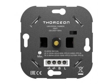 Apšvietimo reguliatorius | 5-300W | 230V | TRIAC | valdomas rankenėle ir WiFi | IP20 | Thorgeon | 10002