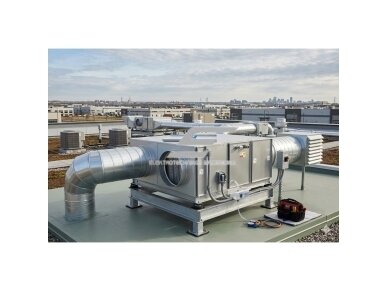 Rekuperatorius su greičio reguliatoriumi | 400 W | 2000 m³/h | 1150x980x405mm | cinkuotas plienas | IP44 Rekuperatorius su greičio reguliatoriumi | 400 W | 2000 m³/h | 1150x980x405mm | cinkuotas plienas | IP44