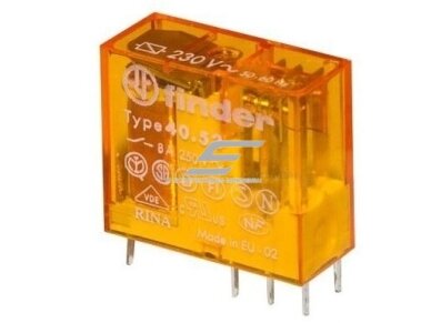 Relė | DPDT | 2CO | 230VAC | 8A/250VAC | 8A/30VDC | Finder | 40.52.8.230.0000 Relė | DPDT | 2CO | 230VAC | 8A/250VAC | 8A/30VDC | Finder | 40.52.8.230.0000