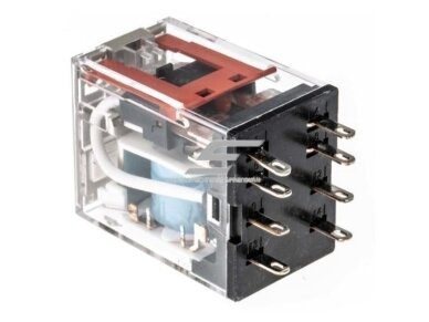 Relė | DPDT | 24VDC | 10A | su lizdu | OMRON | MY2N Relė | DPDT | 24VDC | 10A | su lizdu | OMRON | MY2N