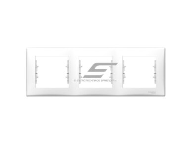 Rėmelis | 3 vietų | potinkinis | baltas | Schneider Electric | SDN5800521 Rėmelis | 3 vietų | potinkinis | baltas | Schneider Electric | SDN5800521