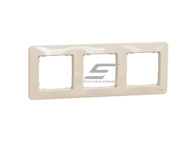 Rėmelis | 3 vietų | kreminis | Sedna Design | Schneider Electric | SDD312803