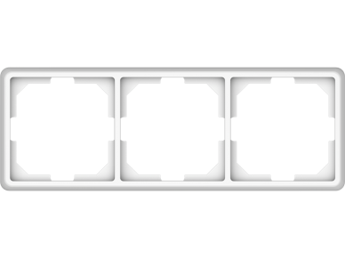 Rėmelis | 3 vietų | plastikinis | baltas | Vilma | ST150 | R03 | 4779101510256 Rėmelis | 3 vietų | plastikinis | baltas | Vilma | ST150 | R03 | 4779101510256