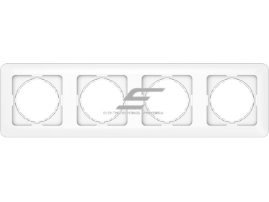 Rėmelis | 4 vietų | plastikinis | baltos spalvos | Vilma | SL250 | R04 | 4779101510096 Rėmelis | 4 vietų | plastikinis | baltos spalvos | Vilma | SL250 | R04 | 4779101510096