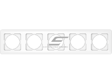 Rėmelis | 5 vietų | plastikinis | baltos spalvos | Vilma | SL250 | R05 | 4779101510102 Rėmelis | 5 vietų | plastikinis | baltos spalvos | Vilma | SL250 | R05 | 4779101510102