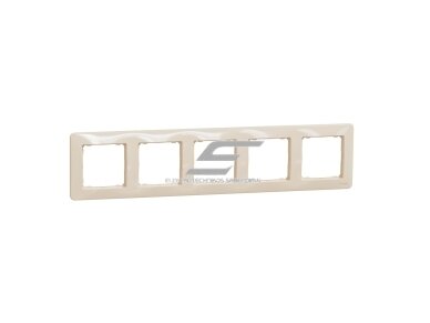 Rėmelis | 5 vietų | kreminis | Sedna Design | Schneider Electric | SDD312805