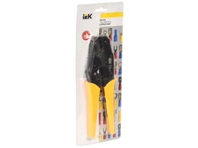 Presas | užspaudimo replės elektros kabelių antgaliams | 1,5-6mm² | ovalios | IEK | KO-01 | TKL10-D15-006 | 4606056097023 1 Presas | užspaudimo replės elektros kabelių antgaliams | 1,5-6mm² | ovalios | IEK | KO-01 | TKL10-D15-006 | 4606056097023 1
