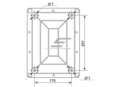 Reversinis variklio paleidimo kontaktorius su šilumine rėle ir dėžute bei valdymo mygtukais | 2,2kW | 3,5-5A | IP56 | Promfactor Baltic | SKM0220R | 4779040159059 1 Reversinis variklio paleidimo kontaktorius su šilumine rėle ir dėžute bei valdymo mygtukais | 2,2kW | 3,5-5A | IP56 | Promfactor Baltic | SKM0220R | 4779040159059 1