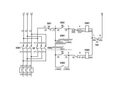 Reversinis variklio paleidimo kontaktorius su šilumine rėle ir dėžute bei valdymo mygtukais | 1.5kW | 2,8-4A | IP56 | Promfactor Baltic | SKM0150R | 4779040159042 2 Reversinis variklio paleidimo kontaktorius su šilumine rėle ir dėžute bei valdymo mygtukais | 1.5kW | 2,8-4A | IP56 | Promfactor Baltic | SKM0150R | 4779040159042 2