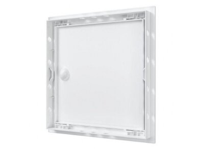 Revizinės durelės-liukas | 168x168x24mm | su rankenėle ir flanšu | balta | plastikas | RDL1515R 2 Revizinės durelės-liukas | 168x168x24mm | su rankenėle ir flanšu | balta | plastikas | RDL1515R 2