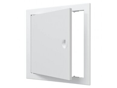 Revizinės durelės-liukas | 168x168x24mm | su rankenėle ir flanšu | balta | plastikas | RDL1515R Revizinės durelės-liukas | 168x168x24mm | su rankenėle ir flanšu | balta | plastikas | RDL1515R