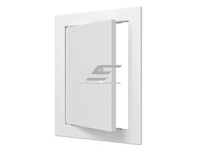 Revizinės durelės-liukas | su rankenėle ir flanšu | 218x168x24mm | baltos | plastikas | RDL1520R Revizinės durelės-liukas | su rankenėle ir flanšu | 218x168x24mm | baltos | plastikas | RDL1520R