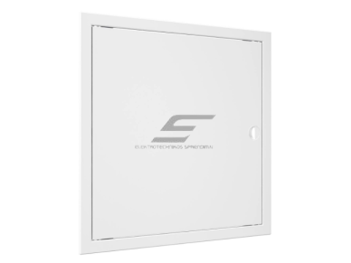 Revizinės durelės-liukas | su rankenėle ir flanšu | 418x418x24mm | baltos | plastikas | RDL4040R 1 Revizinės durelės-liukas | su rankenėle ir flanšu | 418x418x24mm | baltos | plastikas | RDL4040R 1
