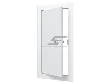 Revizinės durelės-liukas su užraktu | 460x260x30mm | balta | plienas | RDL2040SU Revizinės durelės-liukas su užraktu | 460x260x30mm | balta | plienas | RDL2040SU