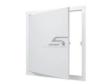 Revizinės durelės-liukas su užraktu | 560x560x30mm | balta | plienas | RDL5050SU Revizinės durelės-liukas su užraktu | 560x560x30mm | balta | plienas | RDL5050SU